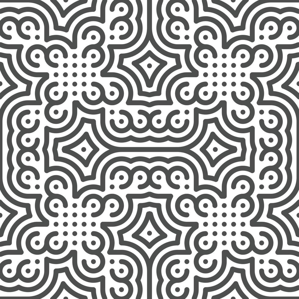 Abstract seamless geometric shape lines pattern vector