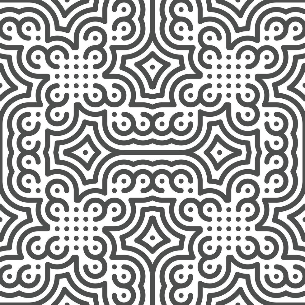 Abstract seamless geometric shape lines pattern vector