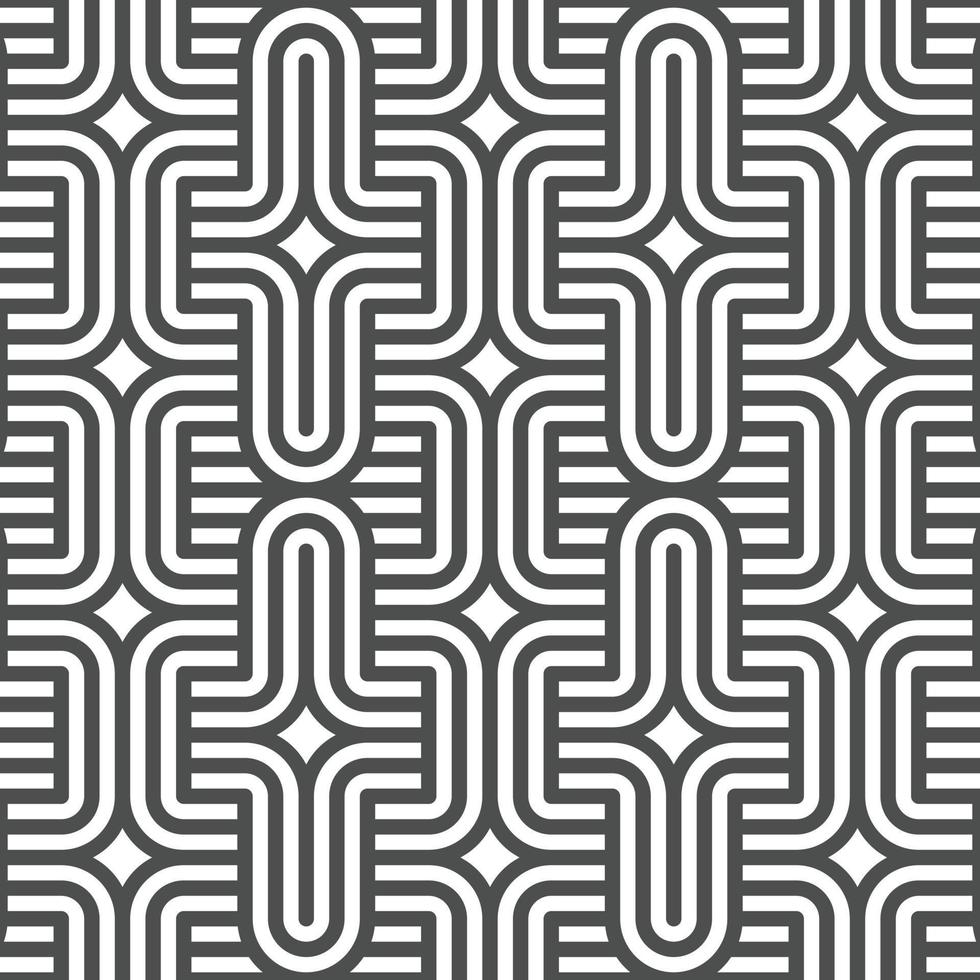 Abstract seamless geometric shape lines pattern vector