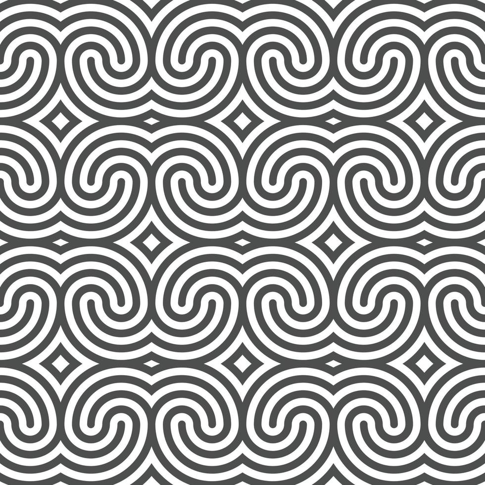 Abstract seamless geometric shape lines pattern vector