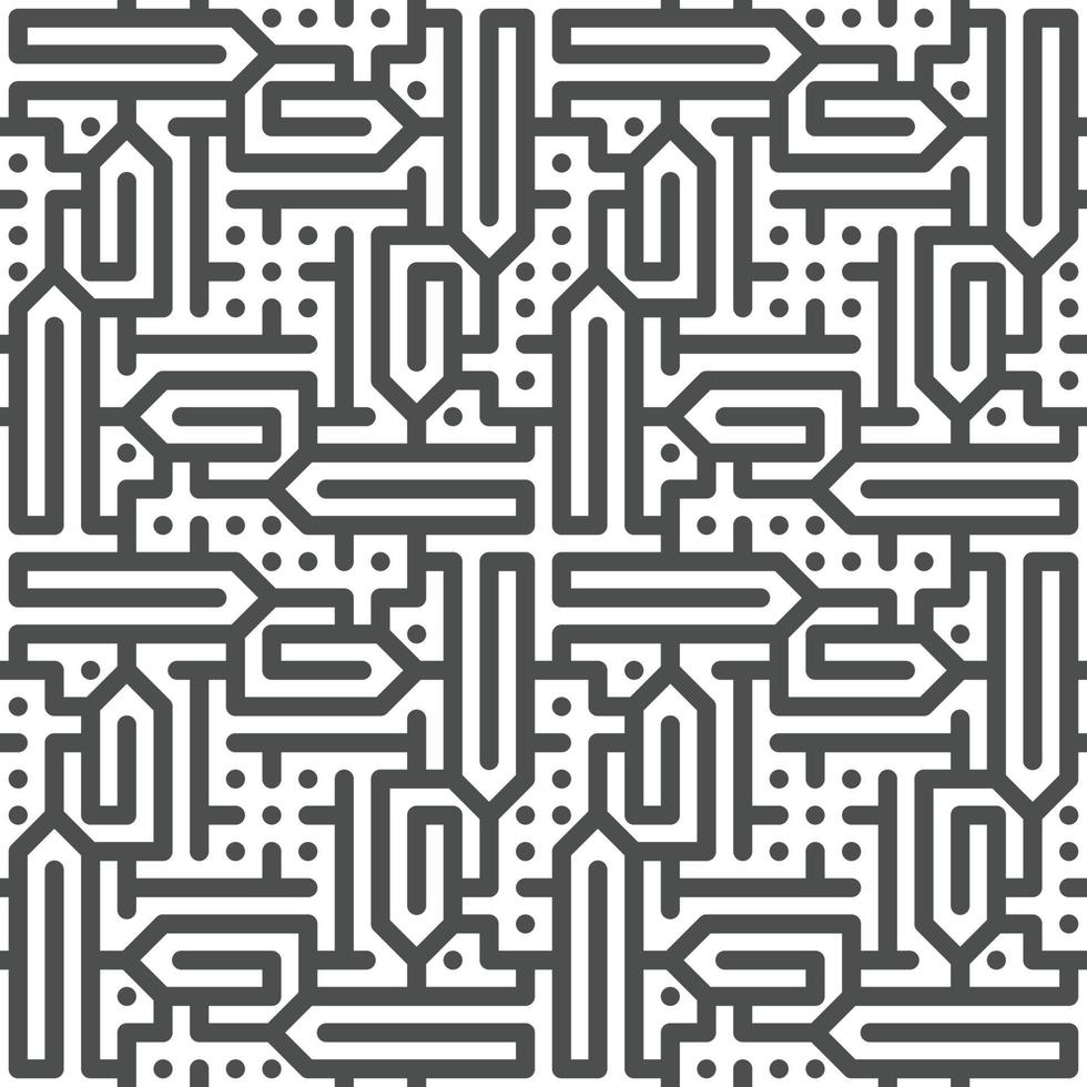 Abstract seamless geometric shape lines pattern vector