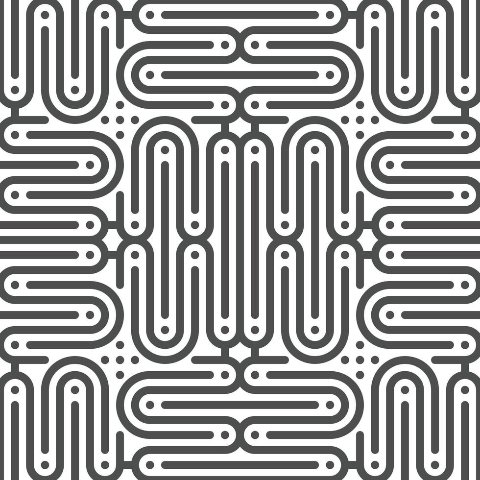 Abstract seamless geometric shape lines pattern vector