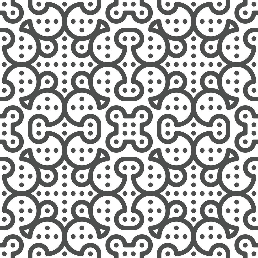 Abstract seamless geometric shape lines pattern vector