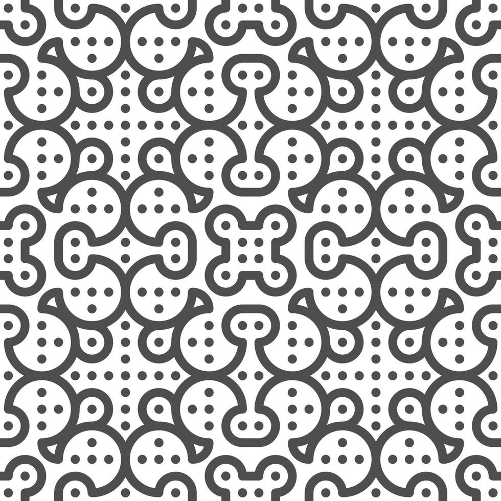 Abstract seamless geometric shape lines pattern vector