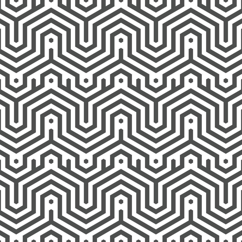 Abstract seamless geometric shape lines pattern vector