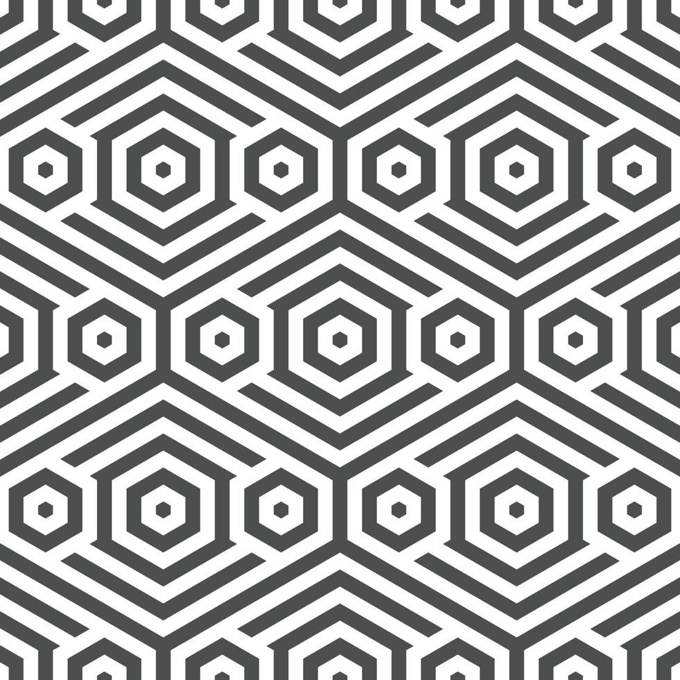 Abstract seamless geometric shape lines pattern vector