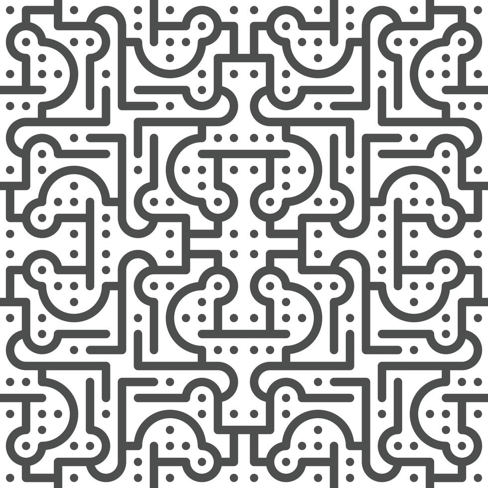 Abstract seamless geometric shape lines pattern vector