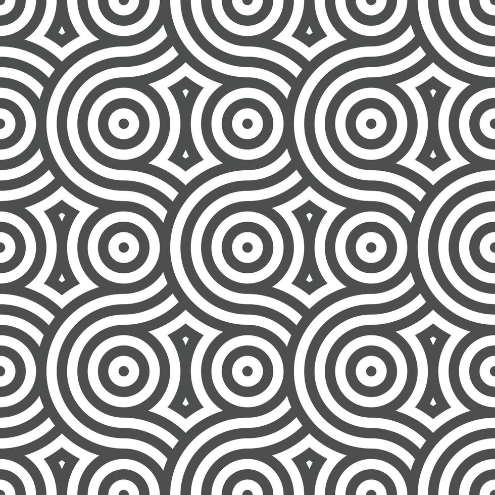 Abstract seamless geometric shape lines pattern vector