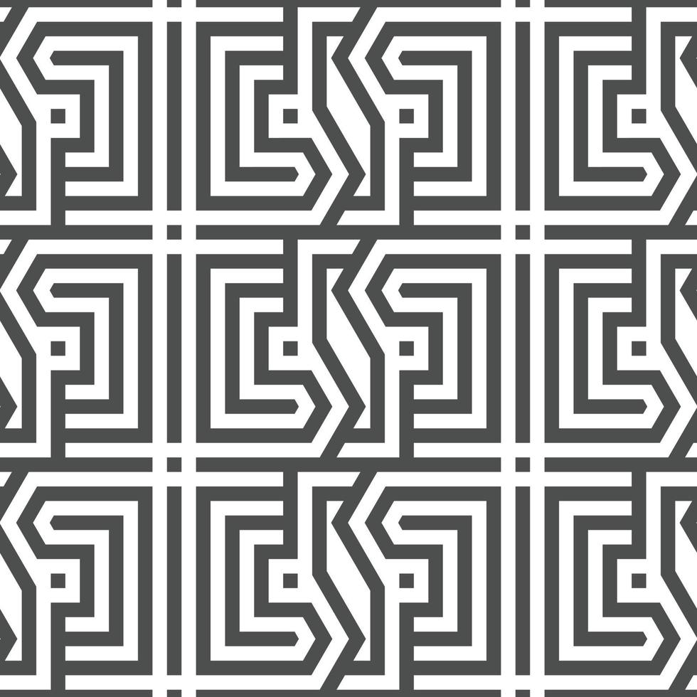 Abstract seamless geometric shape lines pattern vector