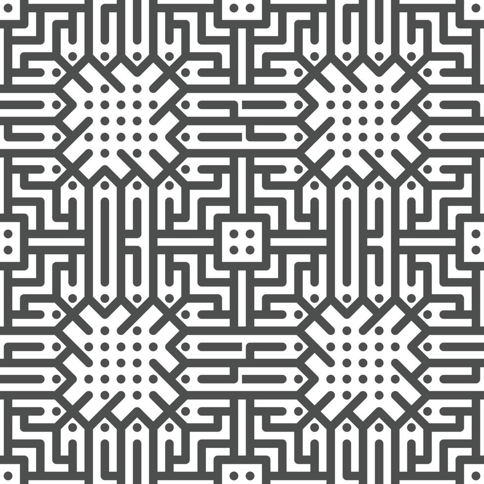 Abstract seamless geometric shape lines pattern vector