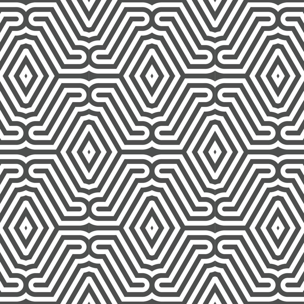 Abstract seamless geometric shape lines pattern vector