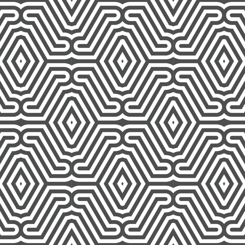 Abstract seamless geometric shape lines pattern vector