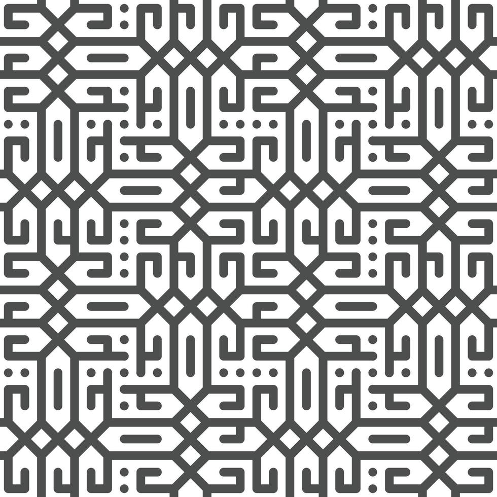 Abstract seamless geometric shape lines pattern vector