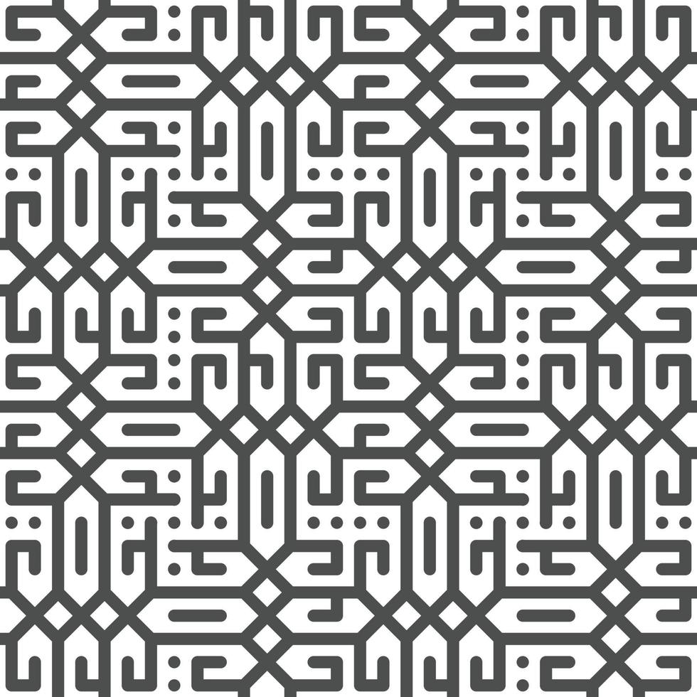 Abstract seamless geometric shape lines pattern vector