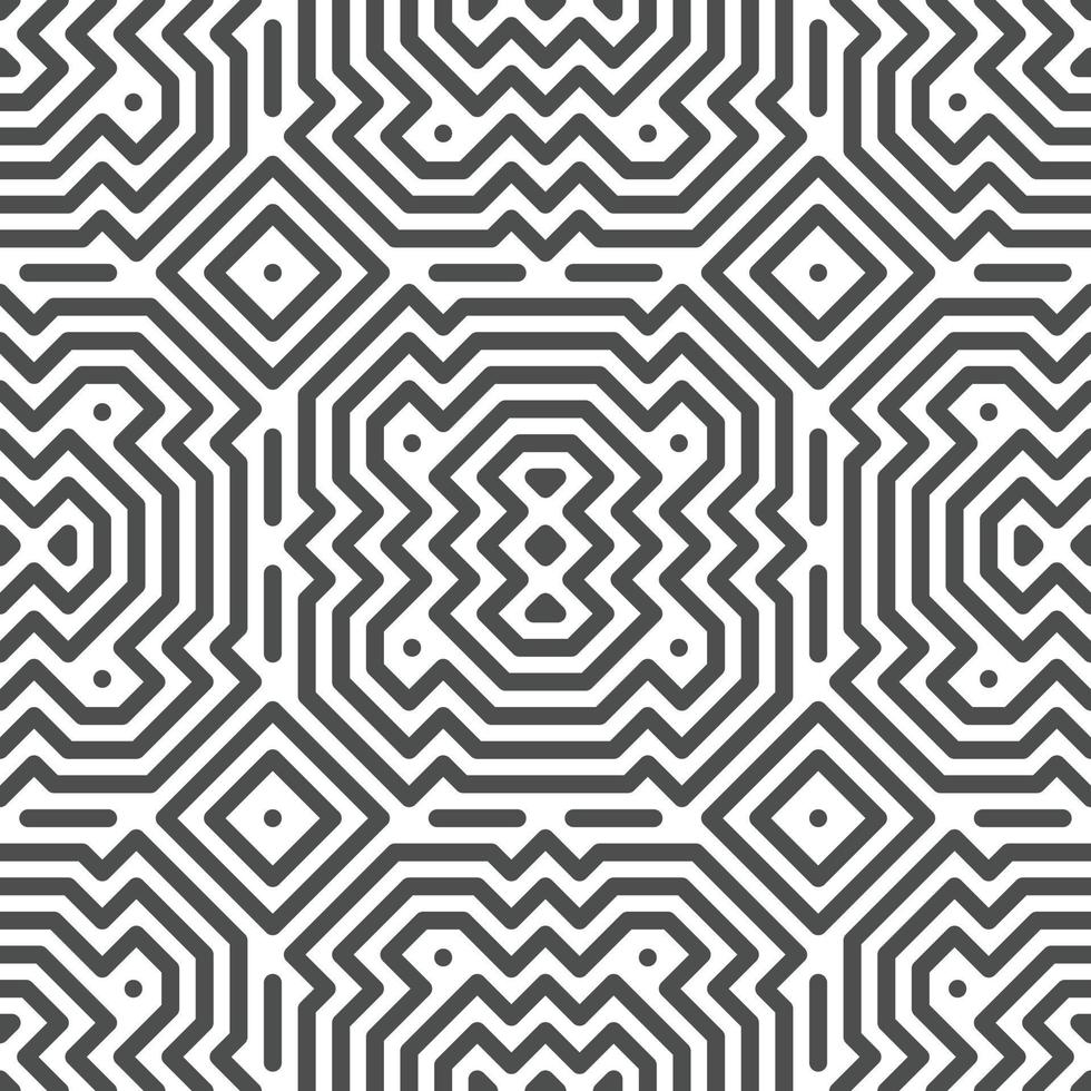 Abstract seamless geometric shape lines pattern vector