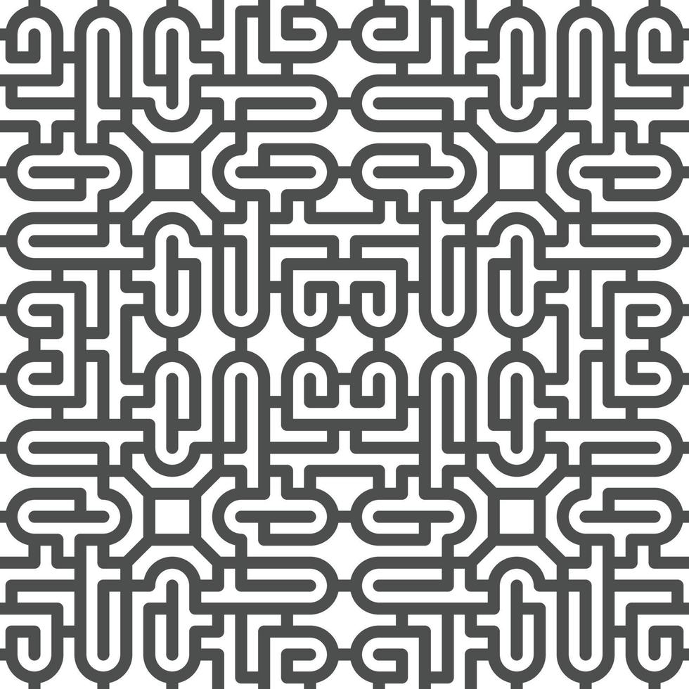 Abstract seamless geometric shape lines pattern vector