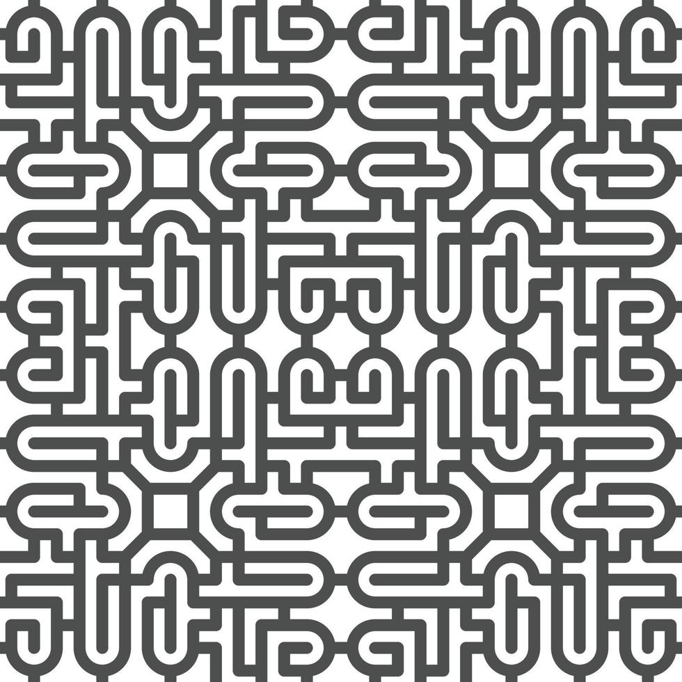 Abstract seamless geometric shape lines pattern vector