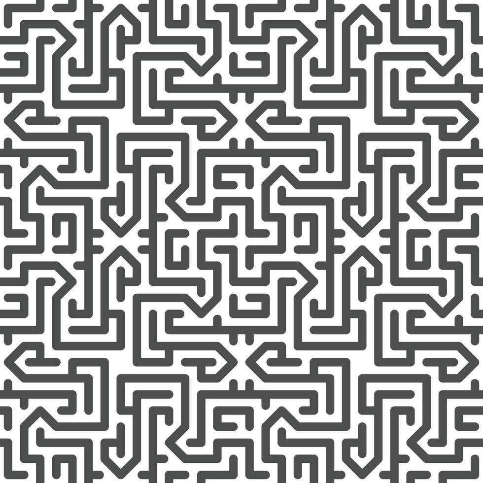 Abstract seamless geometric shape lines pattern vector