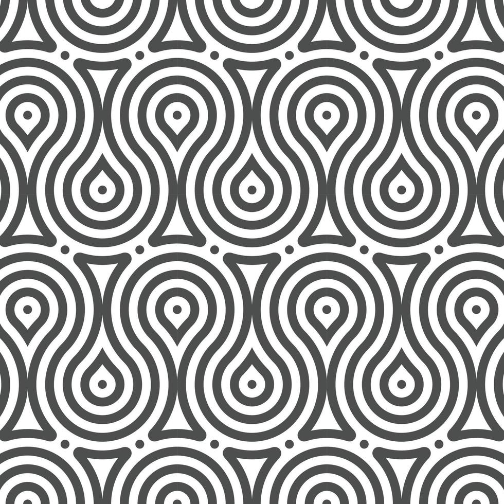 Abstract seamless geometric shape lines pattern vector