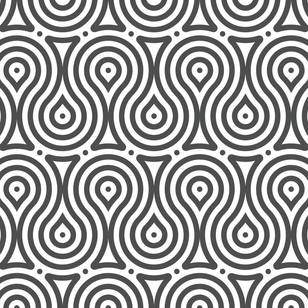 Abstract seamless geometric shape lines pattern vector