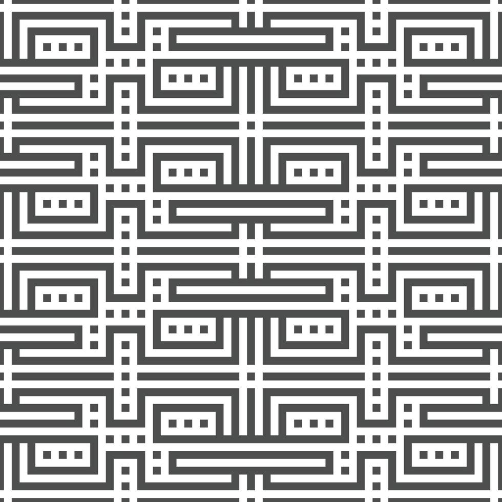 Abstract seamless geometric shape lines pattern vector