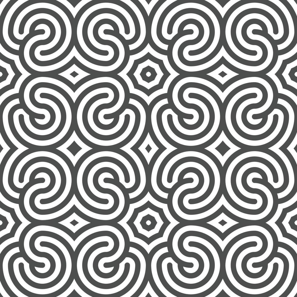 Abstract seamless geometric shape lines pattern vector