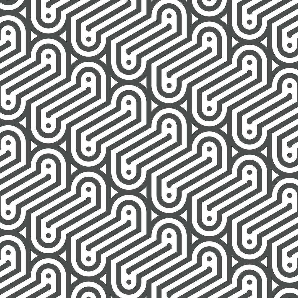 Abstract seamless geometric shape lines pattern vector