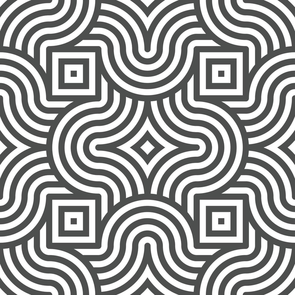 Abstract seamless geometric shape lines pattern vector