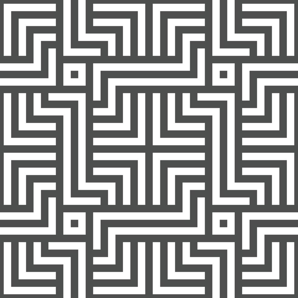 Abstract seamless geometric shape lines pattern vector