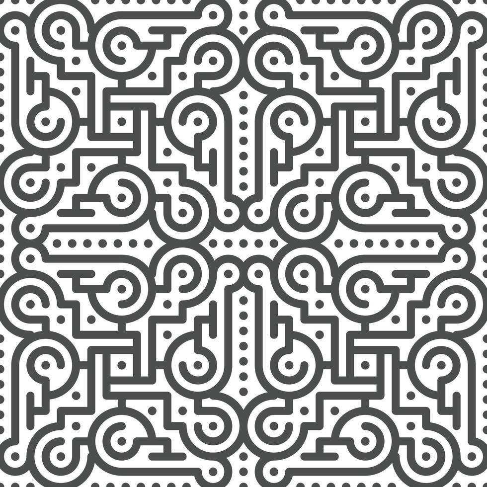 Abstract seamless geometric shape lines pattern vector