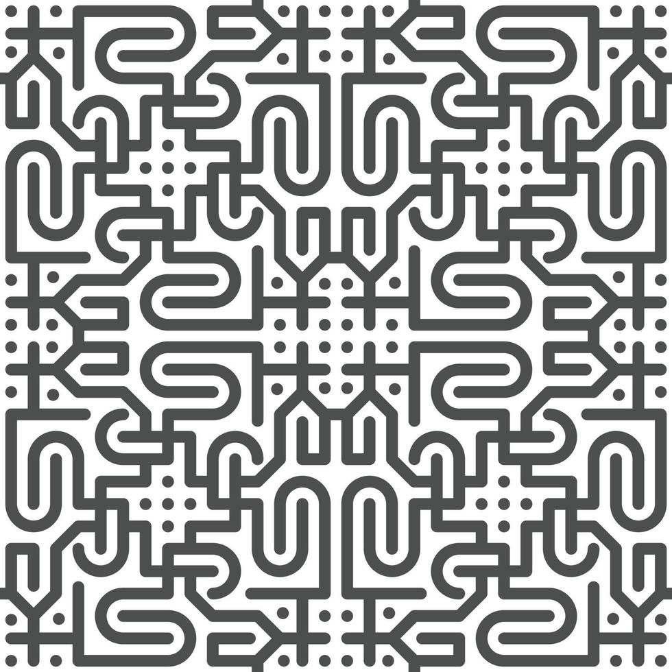 Abstract seamless geometric shape lines pattern vector