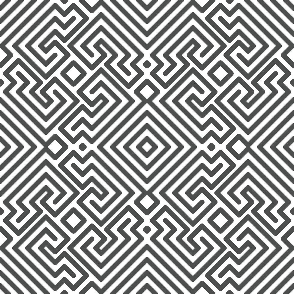 Abstract seamless geometric shape lines pattern vector