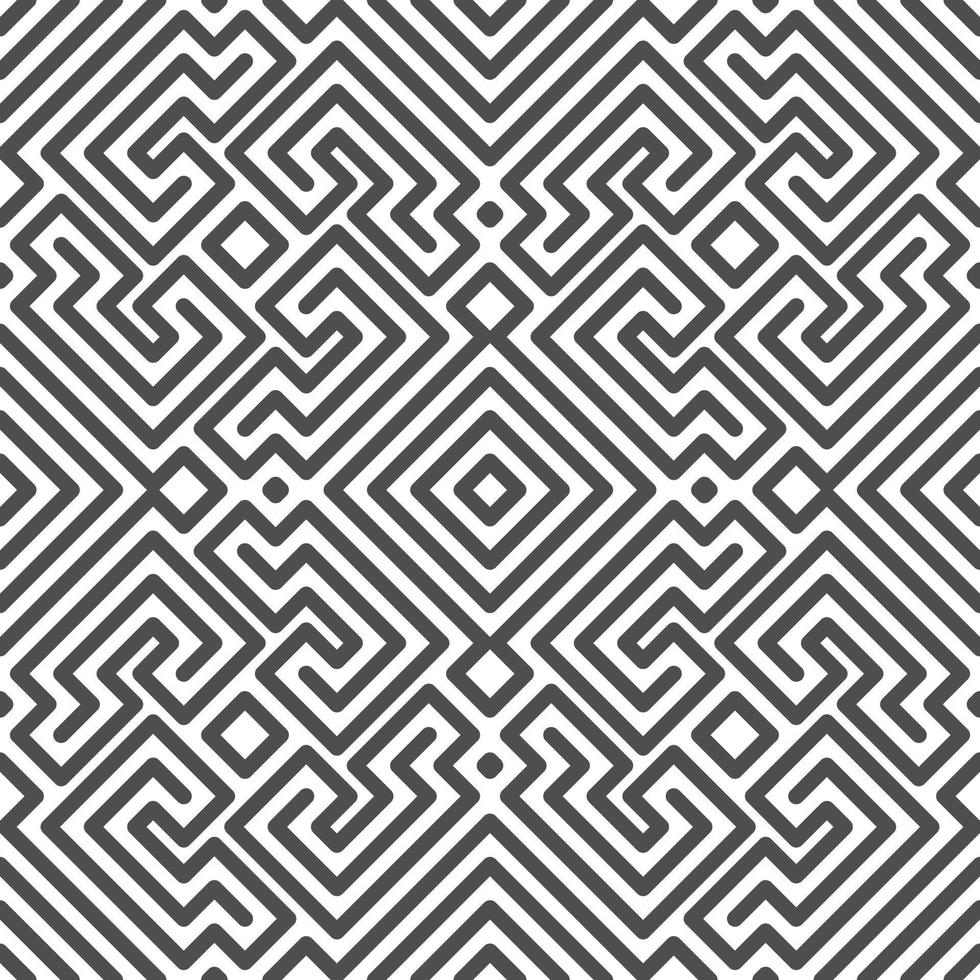 Abstract seamless geometric shape lines pattern vector