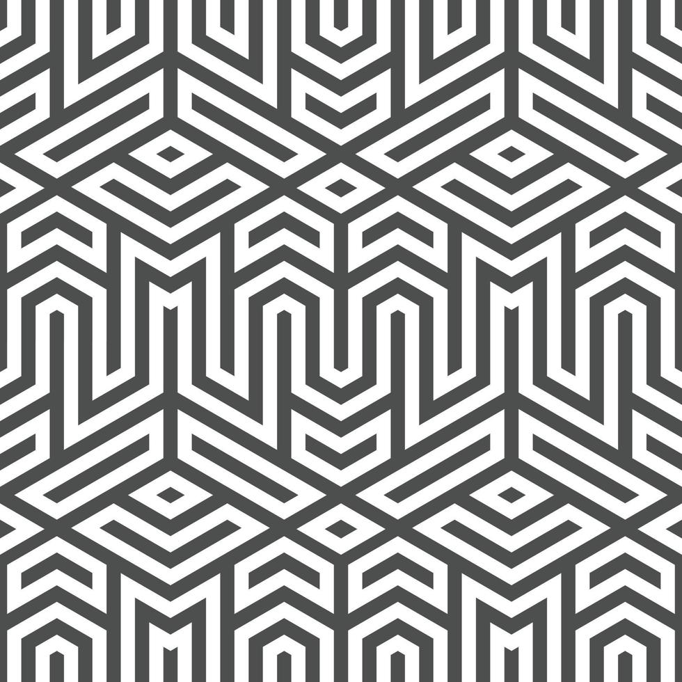 Abstract seamless geometric shape lines pattern vector