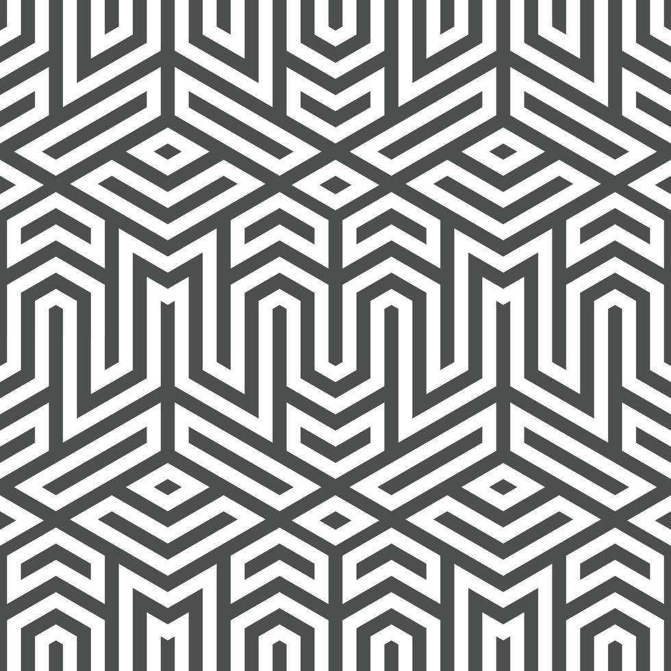 Abstract seamless geometric shape lines pattern vector