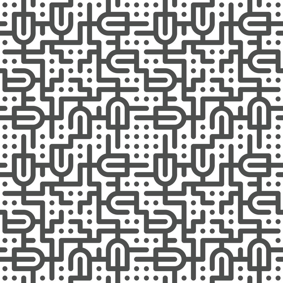 Abstract seamless geometric shape lines pattern vector
