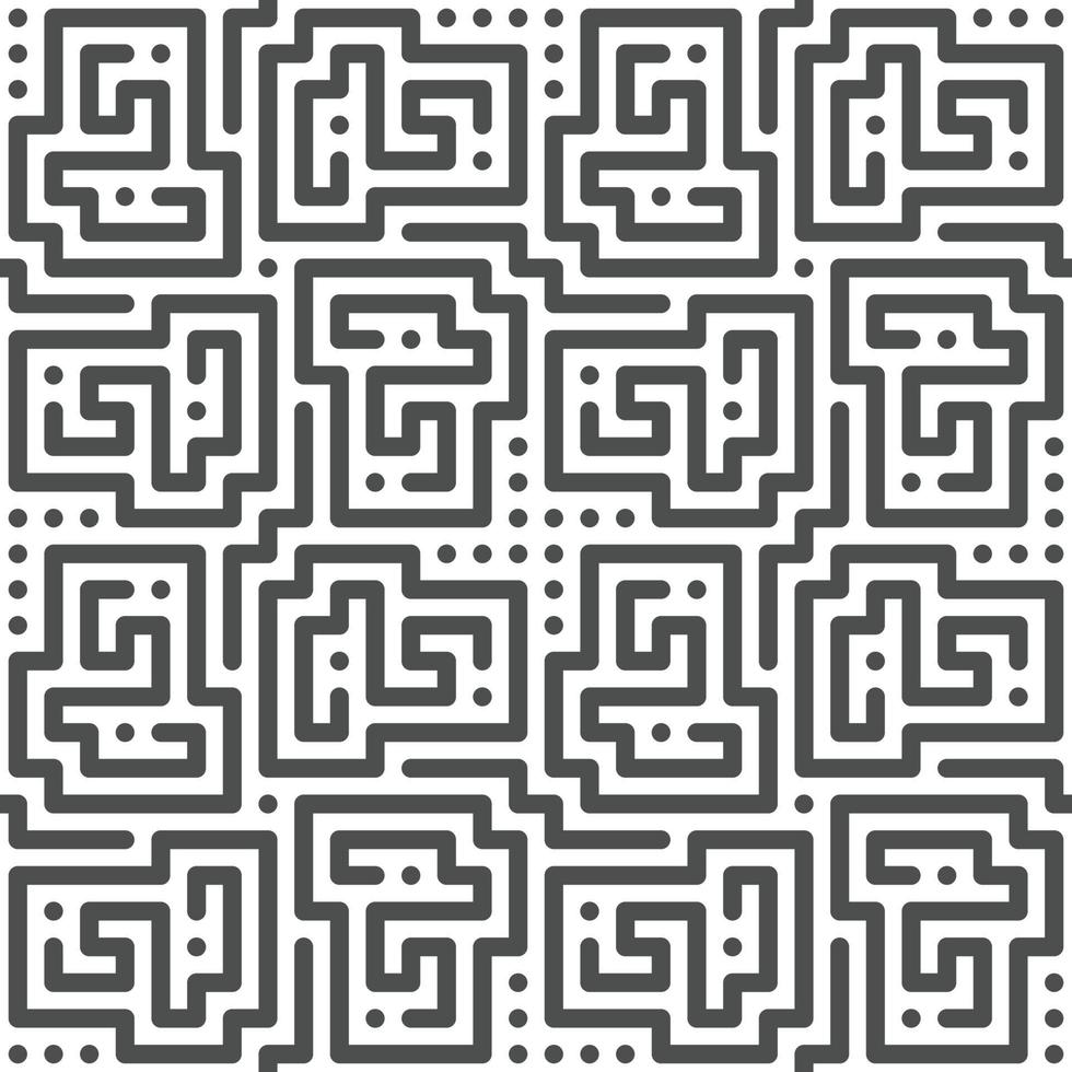 Abstract seamless geometric shape lines pattern vector