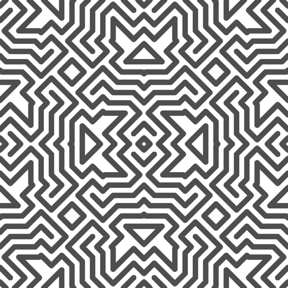Abstract seamless geometric shape lines pattern vector