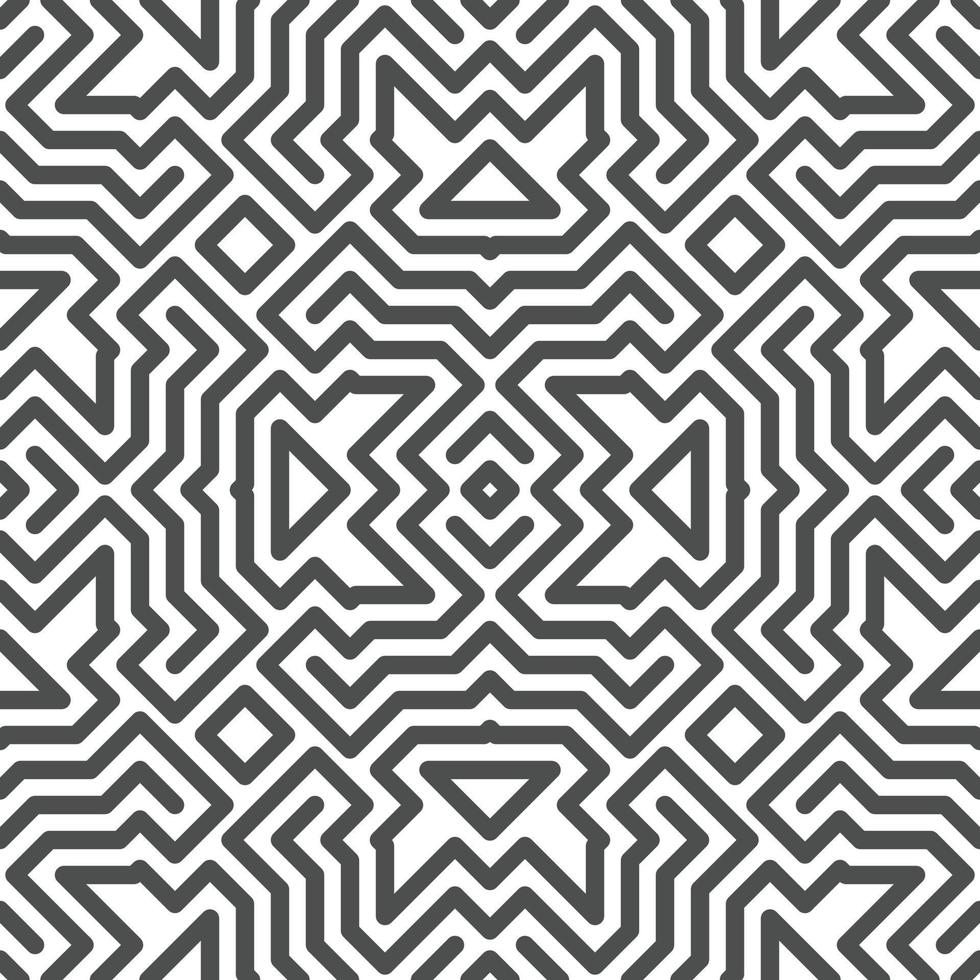 Abstract seamless geometric shape lines pattern vector