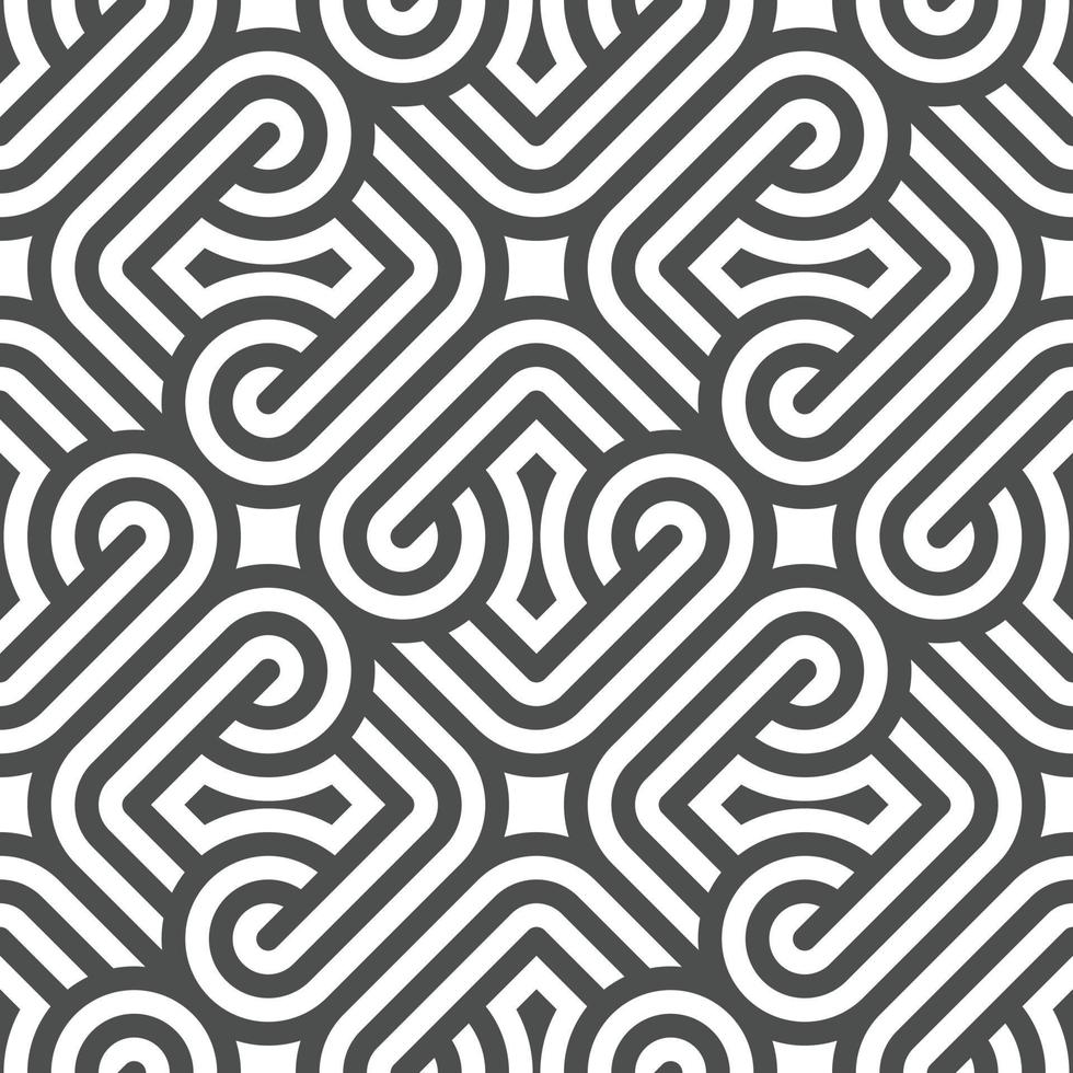 Abstract seamless geometric shape lines pattern vector