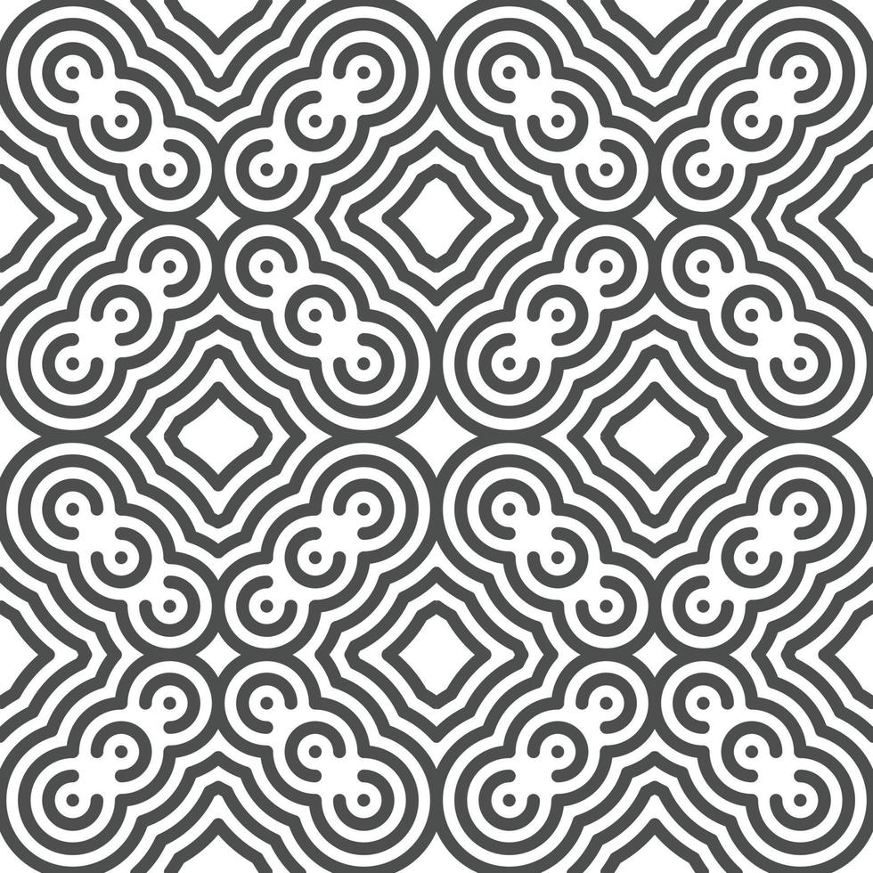 Abstract seamless geometric shape lines pattern vector