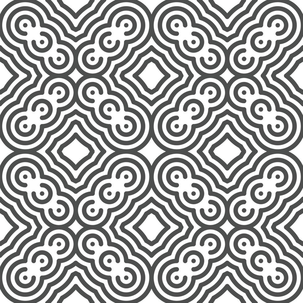 Abstract seamless geometric shape lines pattern vector