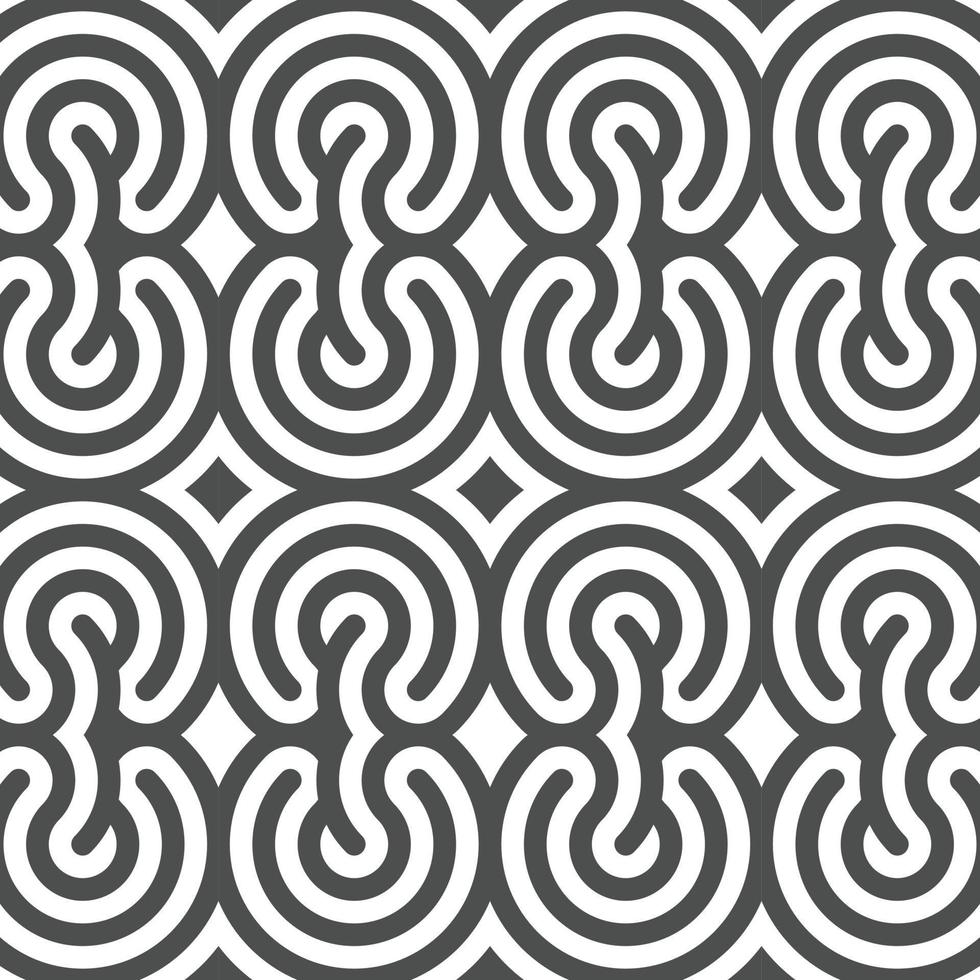 Abstract seamless geometric shape lines pattern vector