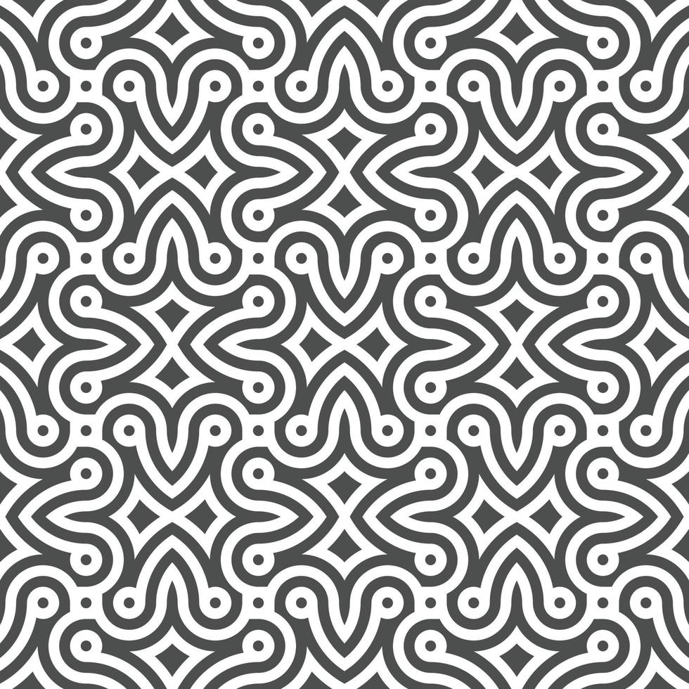 Abstract seamless geometric shape lines pattern vector