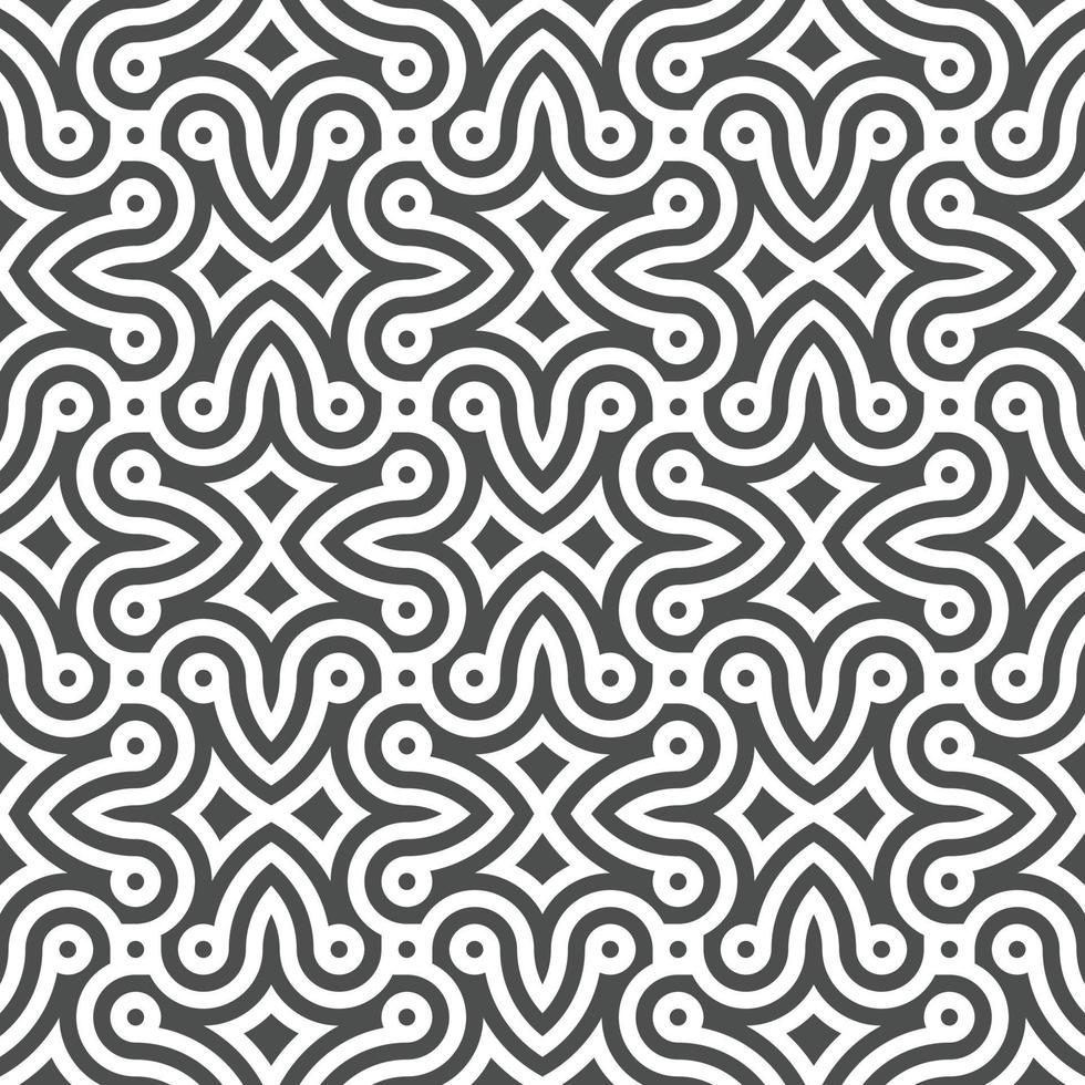 Abstract seamless geometric shape lines pattern vector