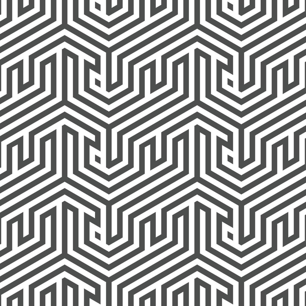 Abstract seamless geometric shape lines pattern vector