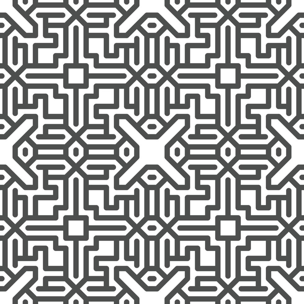 Abstract seamless geometric shape lines pattern vector