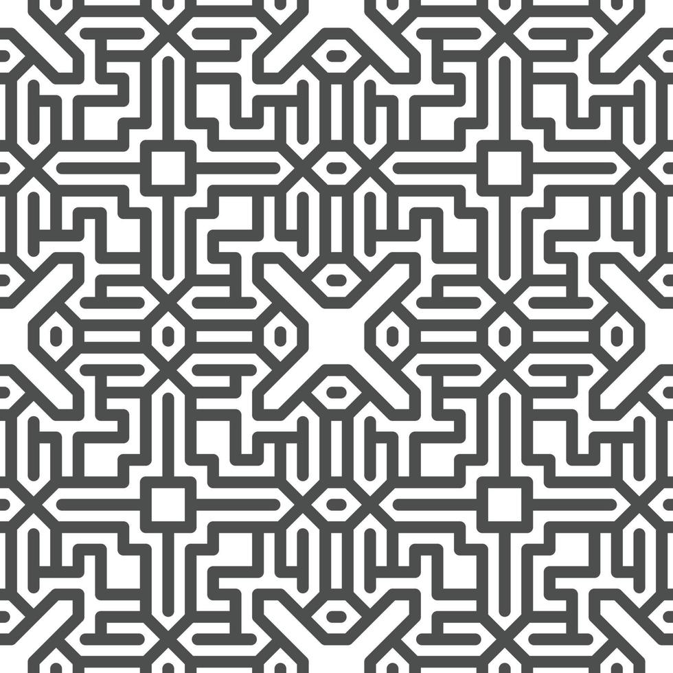 Abstract seamless geometric shape lines pattern vector