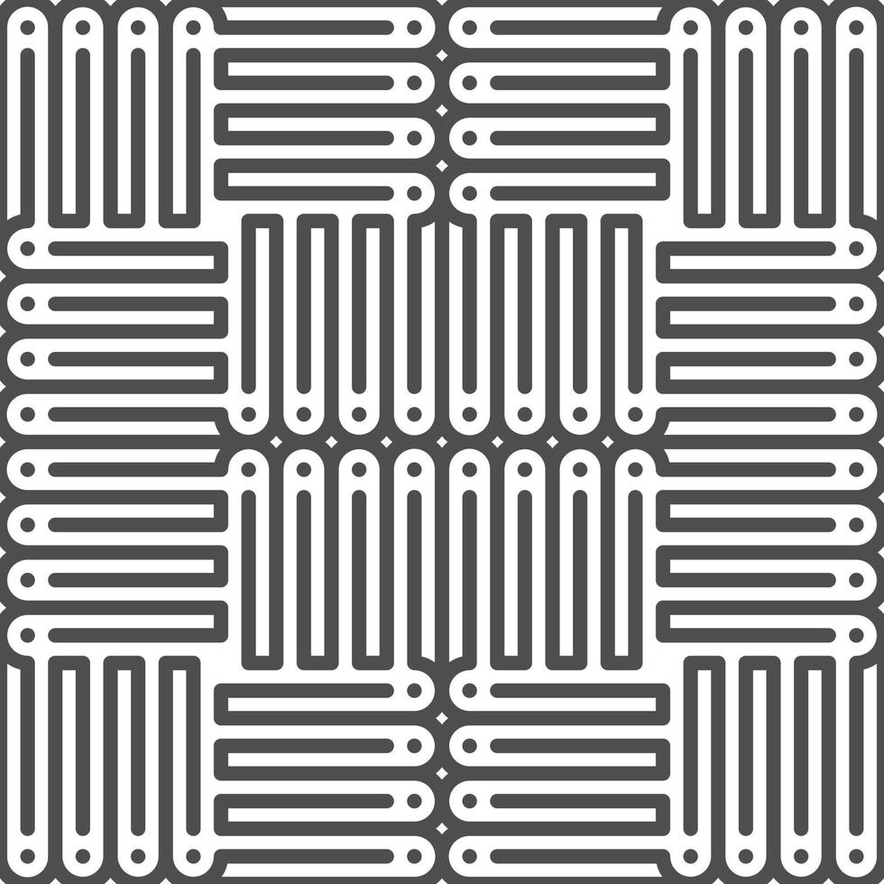 Abstract seamless geometric shape lines pattern vector