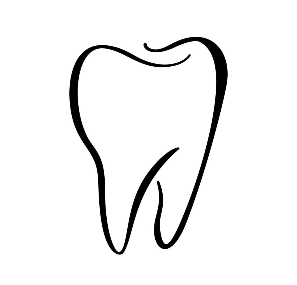 icono del logotipo del diente para la plantilla de diseño de atención dental dentista o